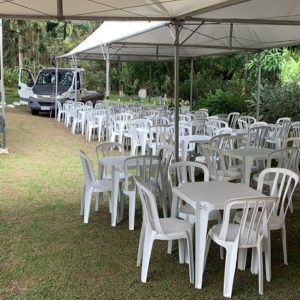 Locação de mesas e cadeiras Atibaia 
